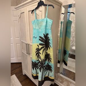 Alemais Sail Away Dress in Blue and Black